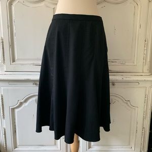 Elie Tahari Black A-Line Skirt